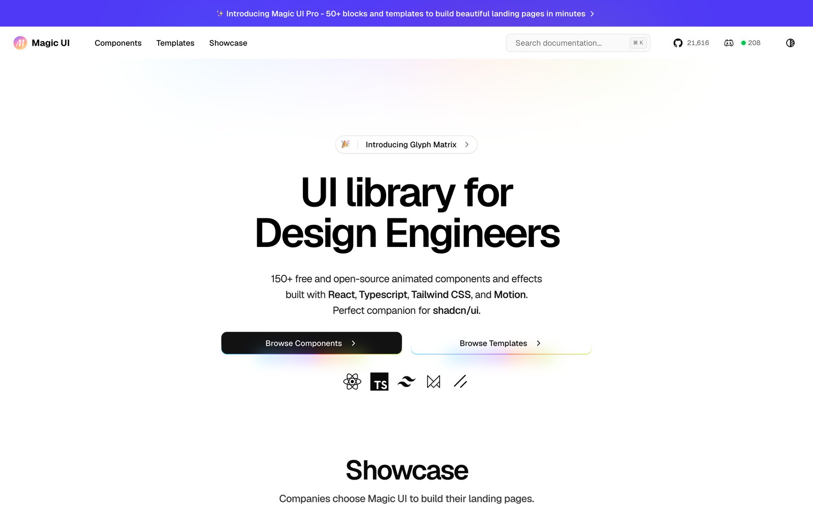 Компоненты Magic UI для микровзаимодействий