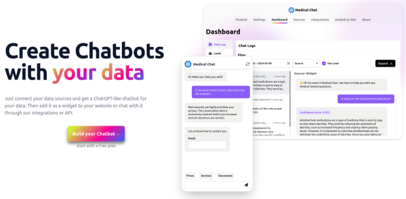Скриншот Chat Data