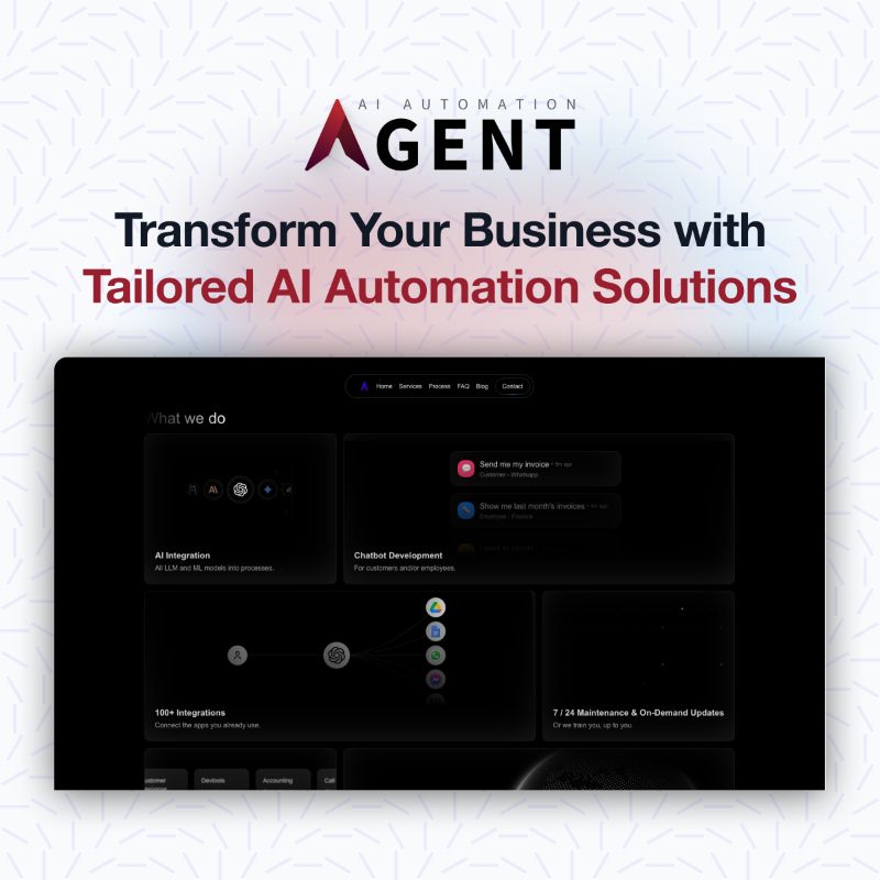 Скриншот AI Automation Agent