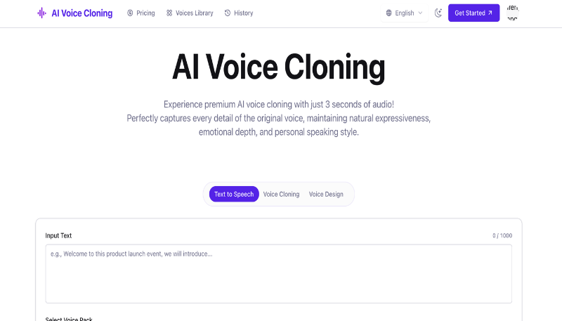 Скриншот AI Voice Cloning