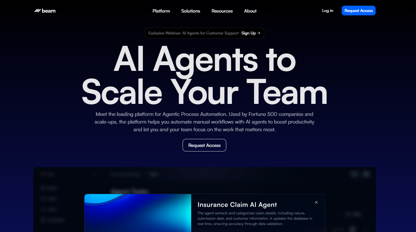 Скриншот Beam AI
