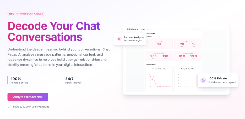 Скриншот ChatRecap AI