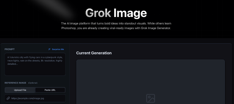 Скриншот grok images