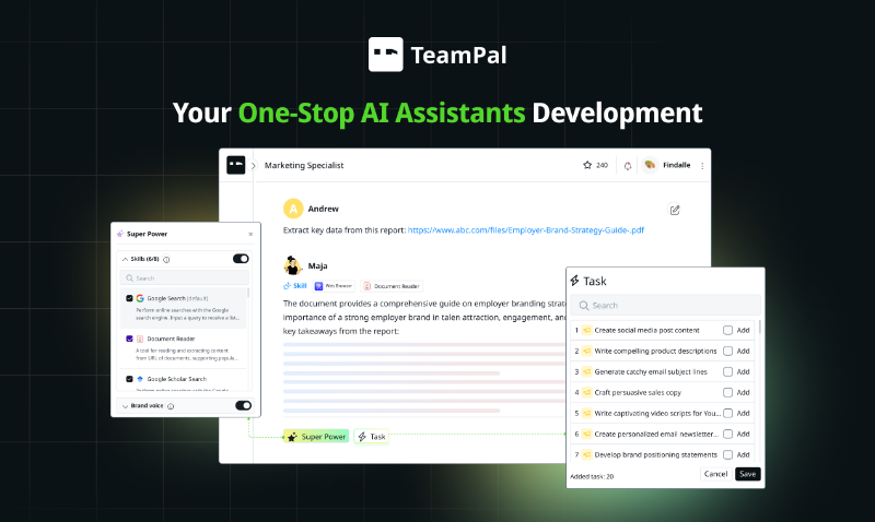 Скриншот TeamPal