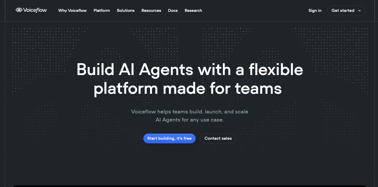 Скриншот Voiceflow
