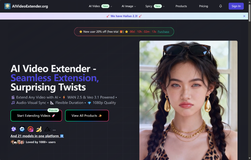 Скриншот AI Video Extender
