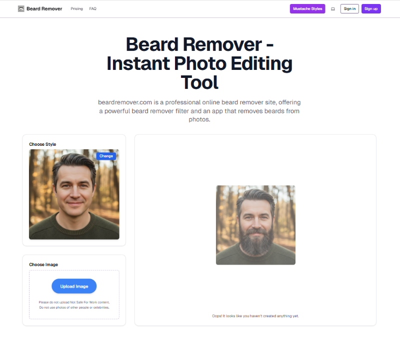 Скриншот Beard Remover