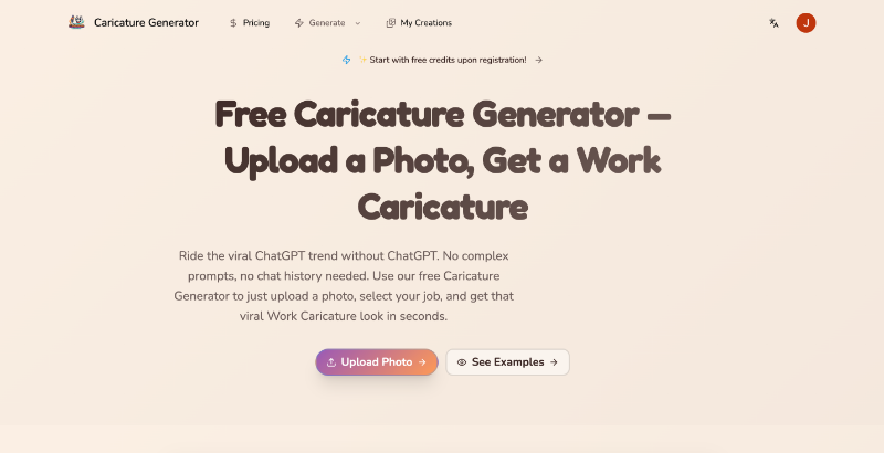 Скриншот Caricature Generator