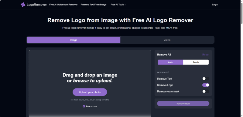 Скриншот LogoRemover AI