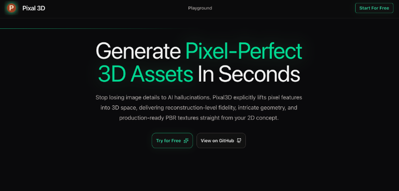 Скриншот Pixal3D