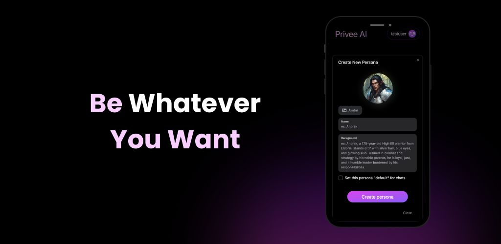 Скриншот Privee AI