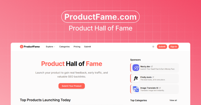 Скриншот ProductFame