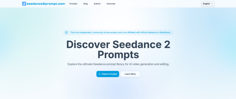 Скриншот Seedance Prompt
