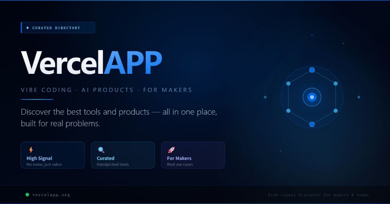 Скриншот VercelAPP