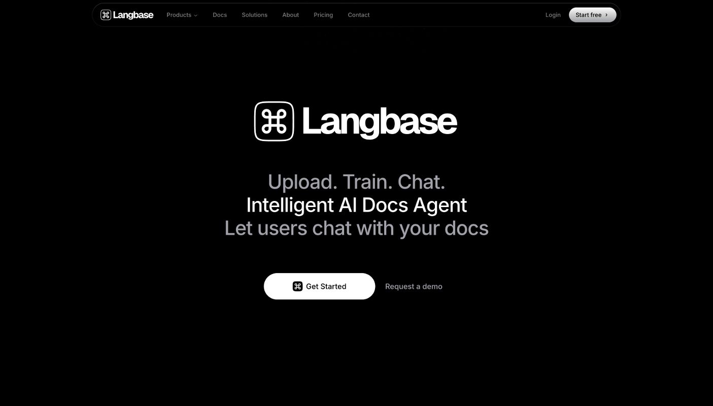 Скриншот Langbase Docs Agent