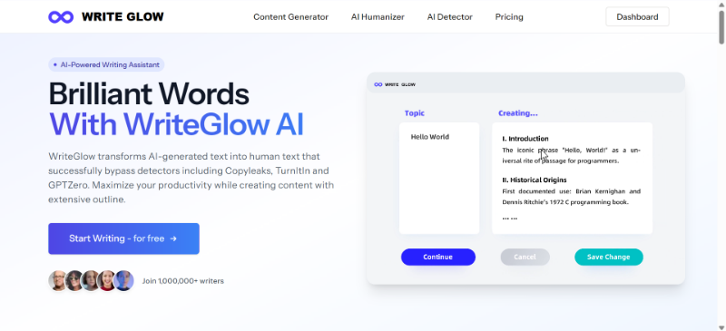 Скриншот Write Glow