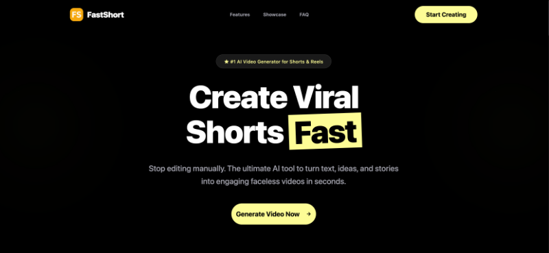 Скриншот FastShort AI