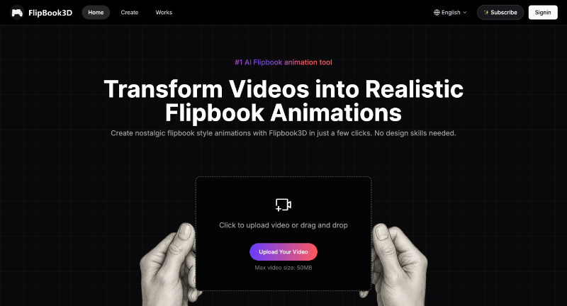 Скриншот Flipbook3D