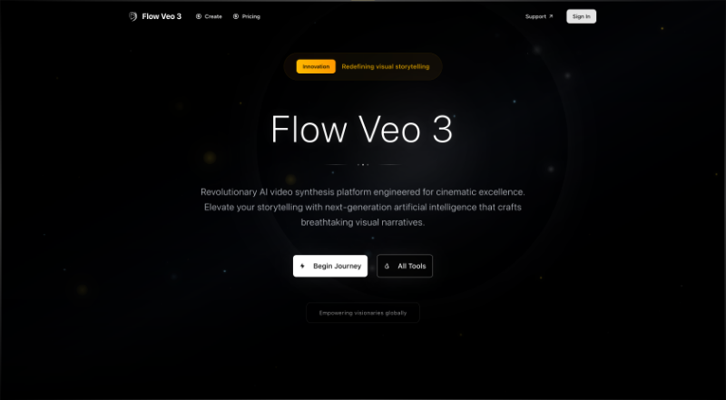 Скриншот Flow Veo 3