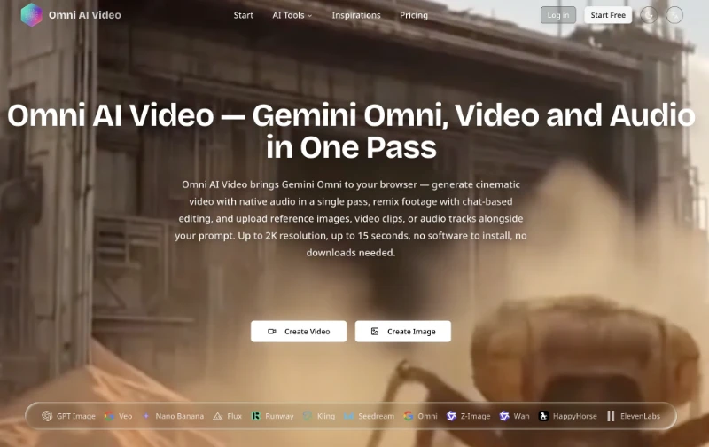 Скриншот Gemini Omni AI Video Generator