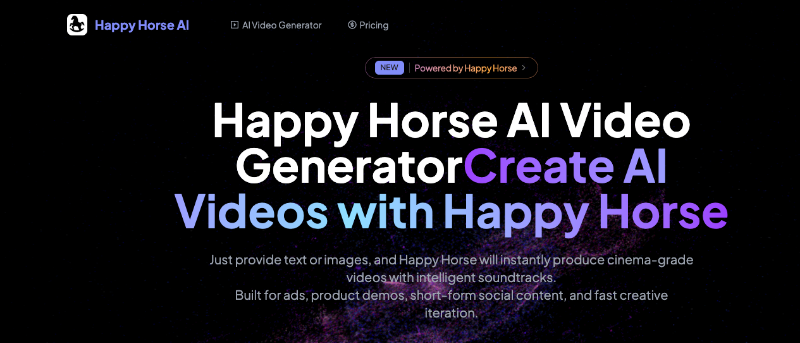 Скриншот Happy Horse AI Video Generator