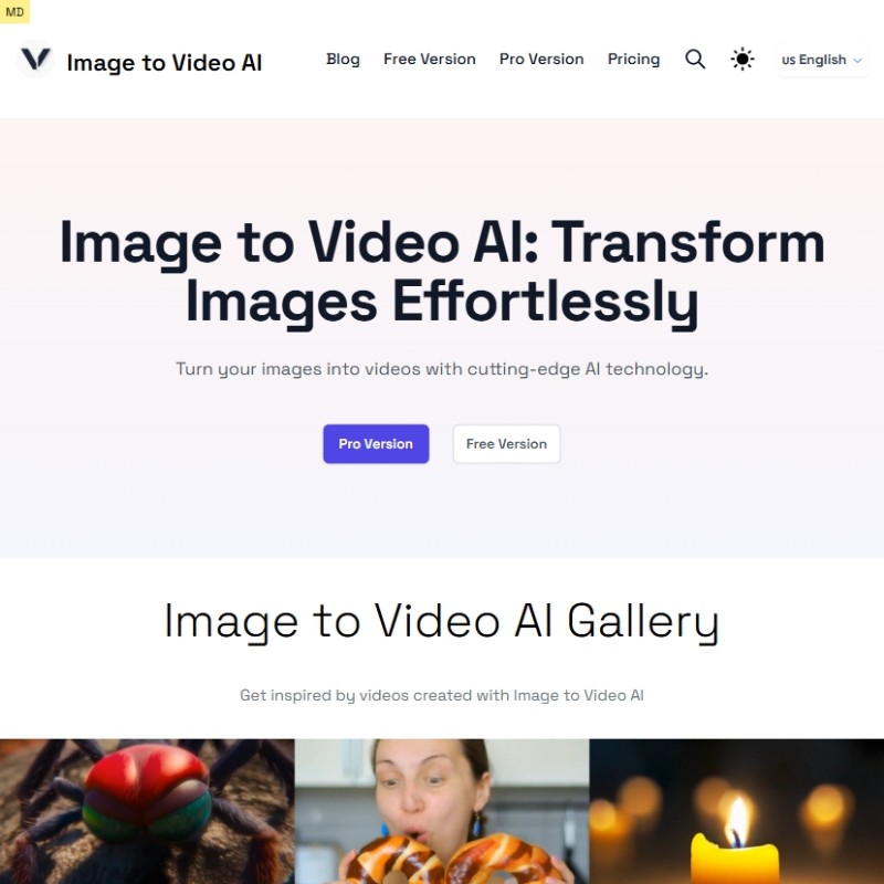 Скриншот Image to Video AI