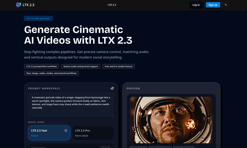 Скриншот LTX 2.3 Video Generator