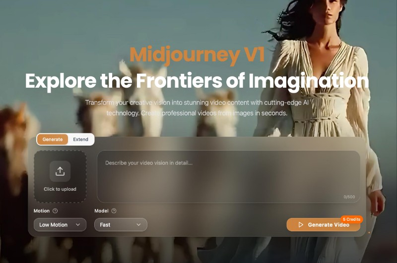 Скриншот Midjourney V1