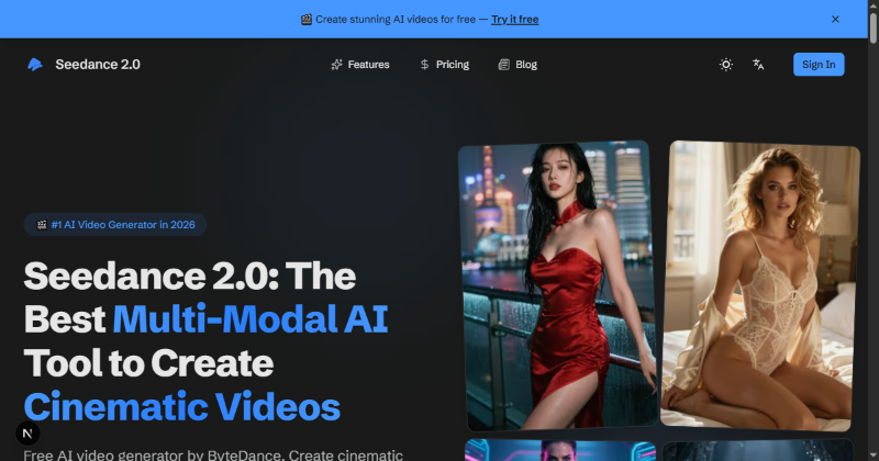 Скриншот Seedance 2.0 - AI Video Generator
