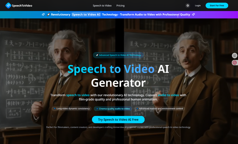 Speech to Video AI Generator
