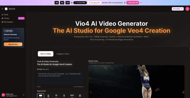 Скриншот vio4 ai