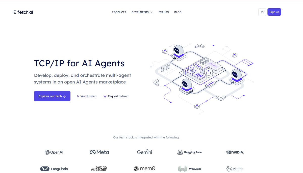 Скриншот Fetch.ai