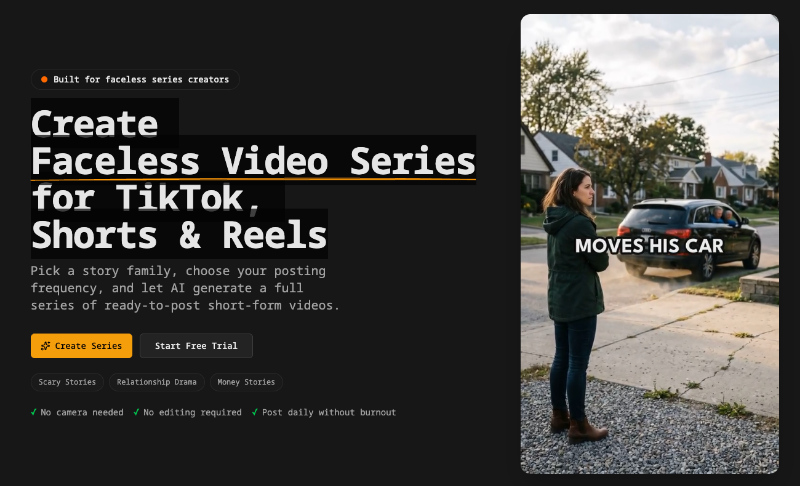 Скриншот AI Faceless Video Generator