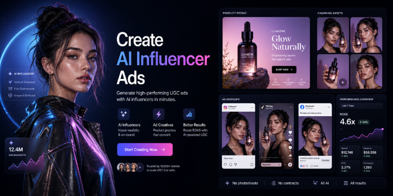 Скриншот AI Influencer Studio