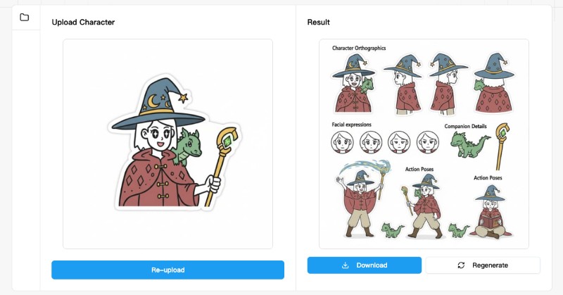 Скриншот CharacterGen