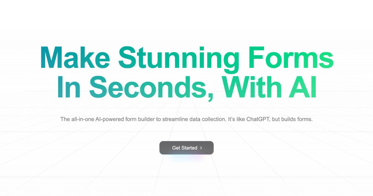 Скриншот Makeform AI