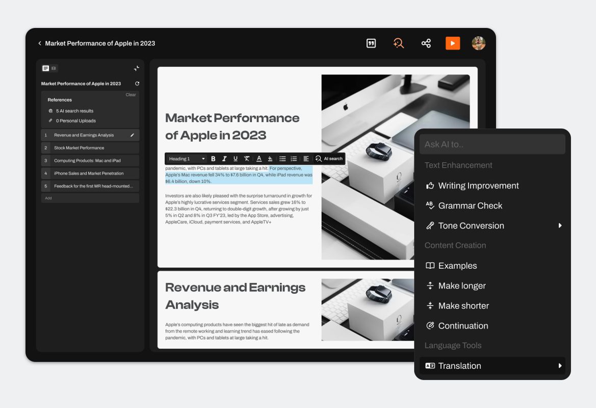 Скриншот PageOn.AI