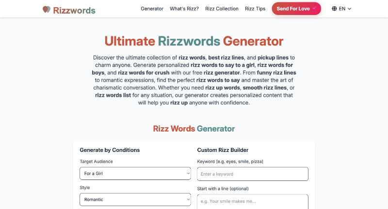 Скриншот Rizzwords