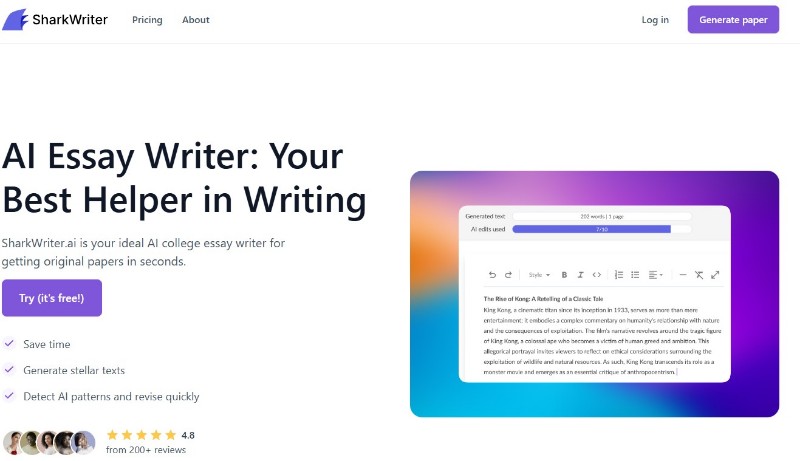 Скриншот Sharkwriter