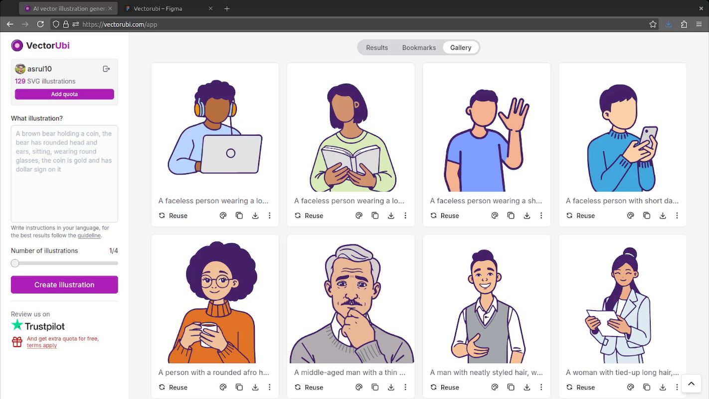 Скриншот VectorUbi