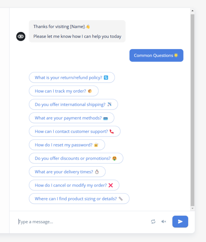 Скриншот Customer Support Demo