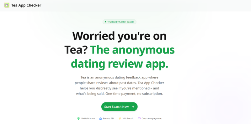 Скриншот Tea App Checker
