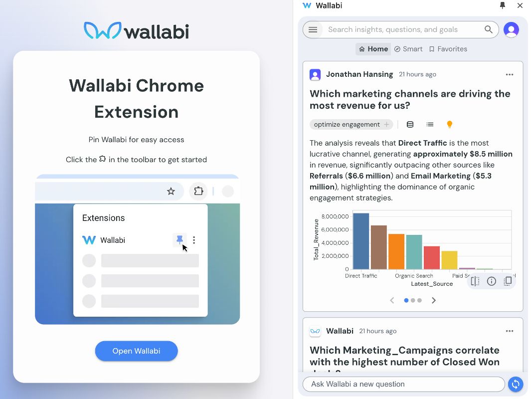 Скриншот Wallabi
