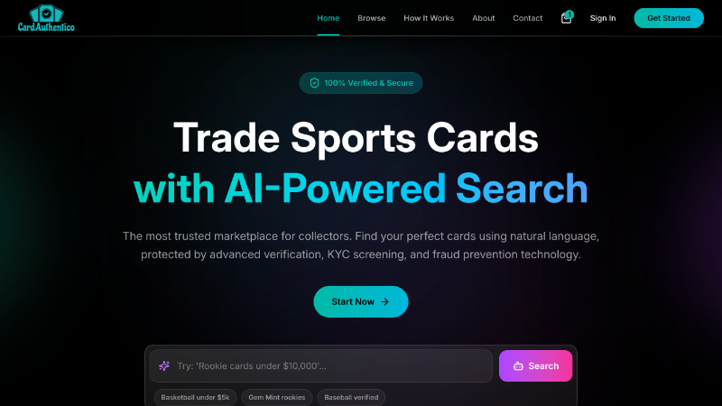 Скриншот CardAuthentico