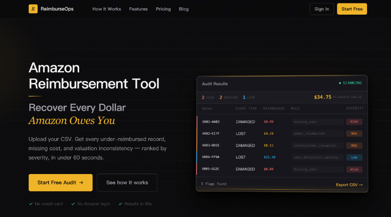 Скриншот ReimburseOps