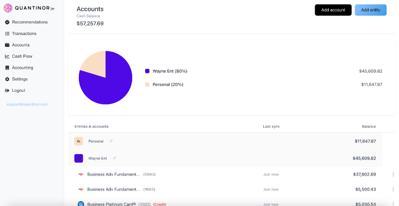 Скриншот Quantinor