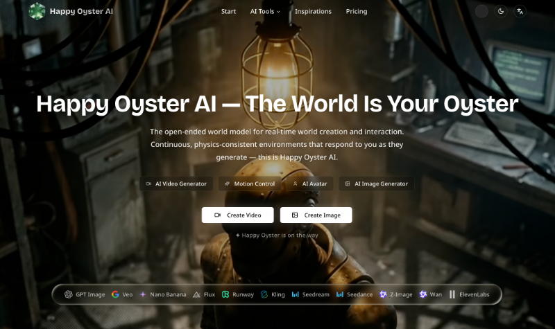 Скриншот Happy Oyster AI