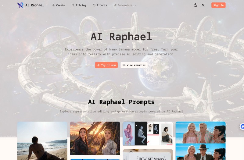 Скриншот AI Raphael