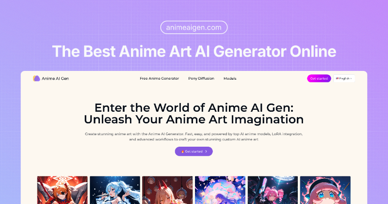 Скриншот Anime AI Gen
