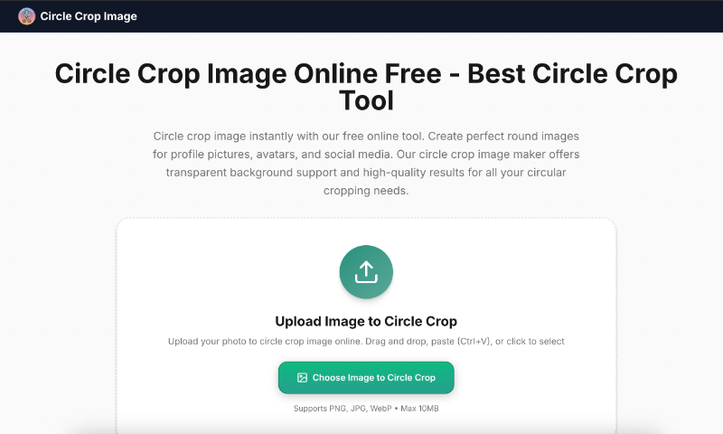 Скриншот Circle Crop Image